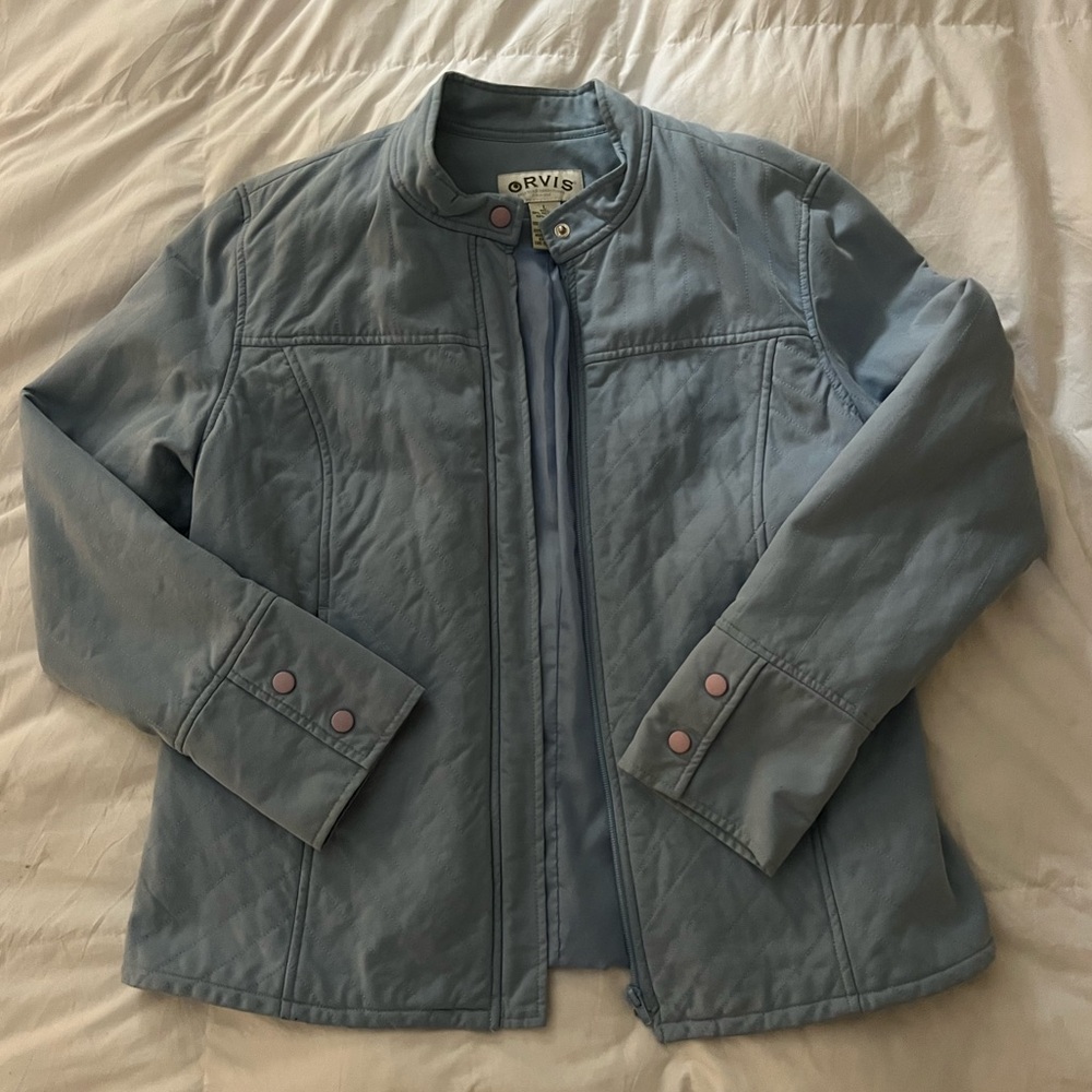 Orvis Light Blue Quilted Jacket